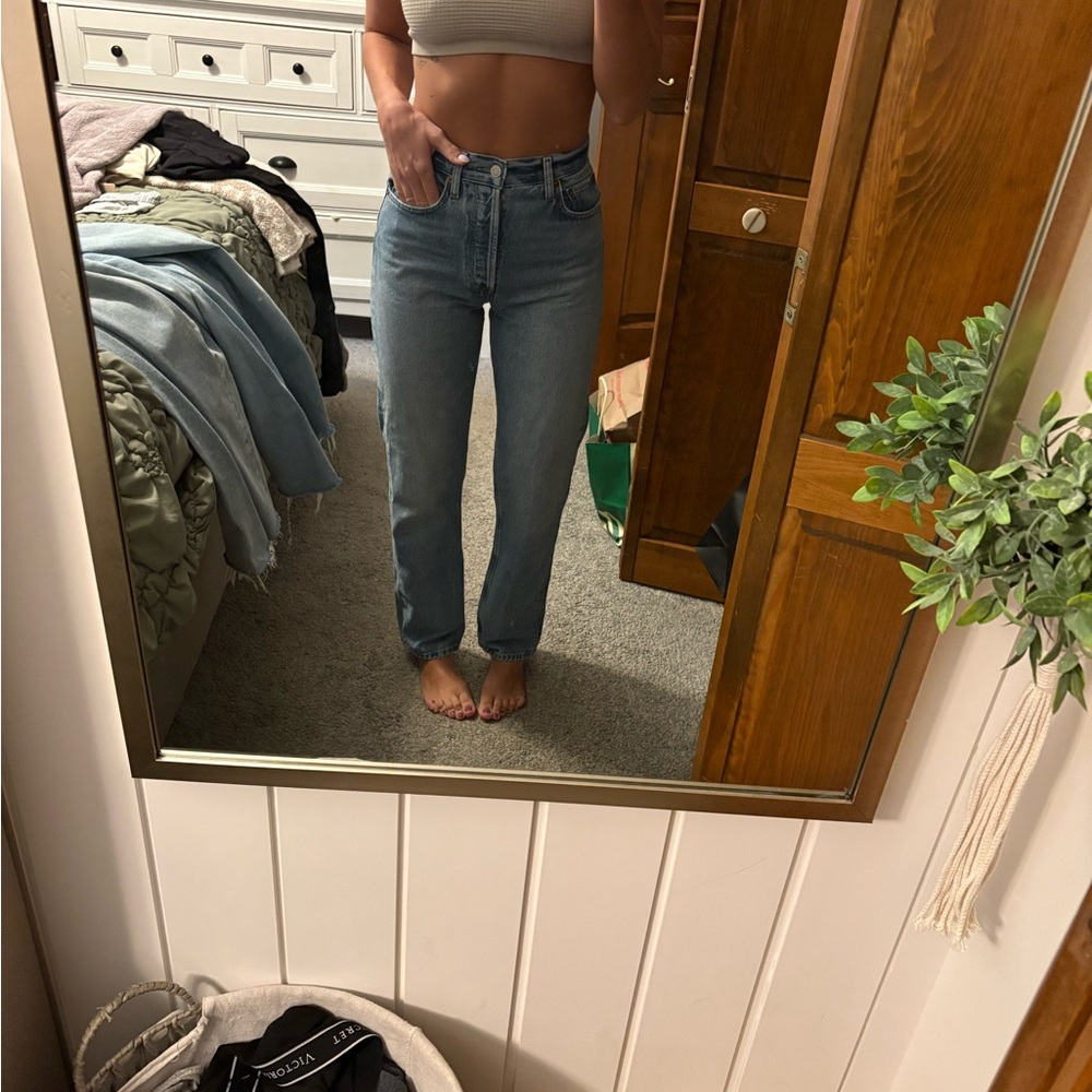 Agolde Light Blue 90s Pinch Waist Jean